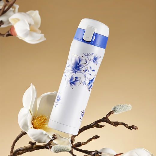 白玉兰保温杯 商品图2