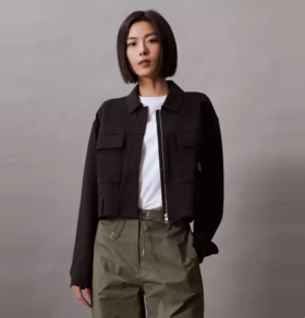 CKJ女士针织开衫J222555