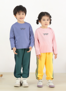 👍【藤之木工房儿童春季新款运动感卫裤】 ✅1、臀腿宽松 脚口束口、🌈柔软亲肤 舒适自由、🎊上身就不想脱下🌈