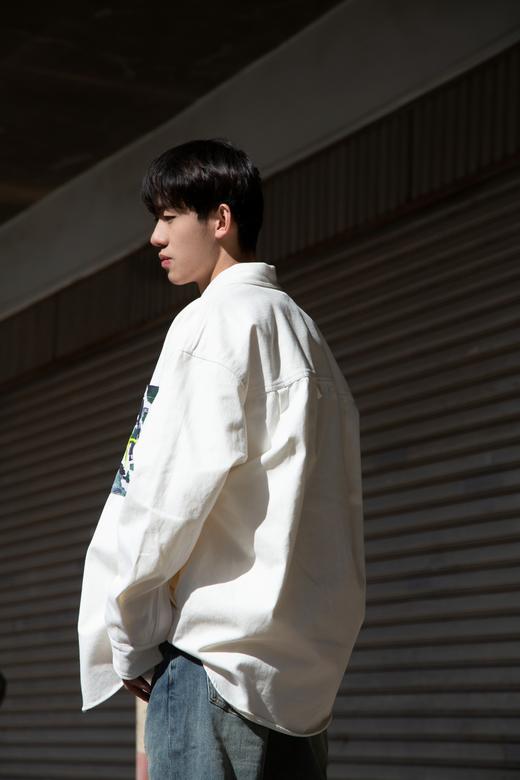 E412525232长袖休闲衬衫外套 商品图2