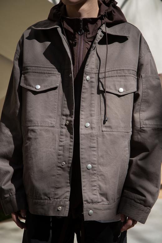 413572885工装风做旧夹克 商品图5