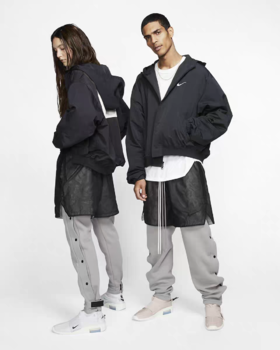 狗子 Fear of god 联名时尚短款梭织冲锋外套