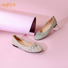 Safiya/索菲娅 2024春新款休闲蝴蝶结羊皮平软底浅口单鞋 SF41111083 商品缩略图2
