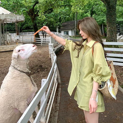 金蘑菇菇 /柏林少女 私服组！冰晶天丝甜美系防晒 商品图1