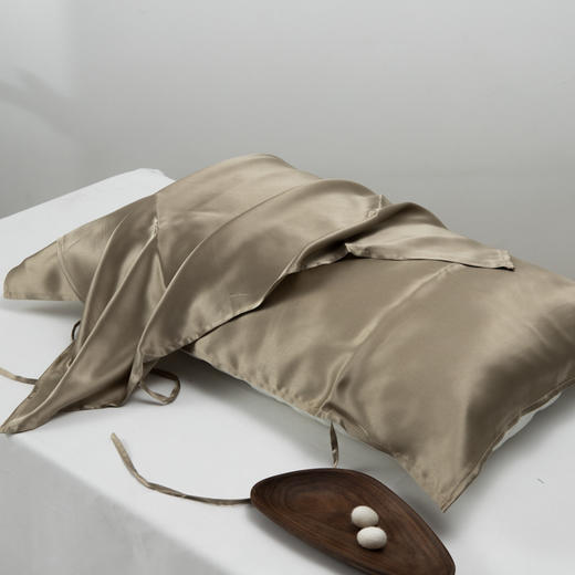 【预售3天】19姆米重磅真丝枕巾100桑蚕丝丝绸枕头巾1800009 商品图5