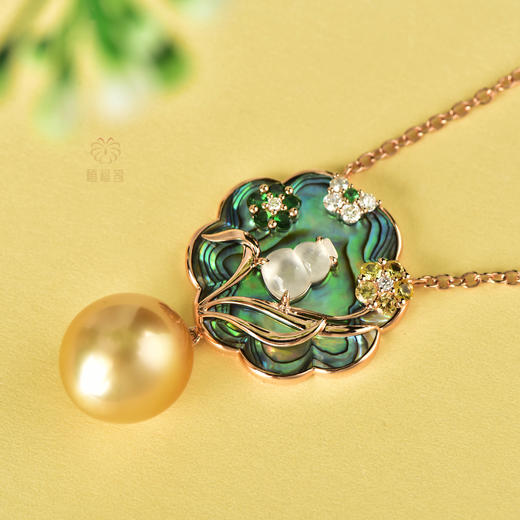 【花好月圆】金珠项链  ZZ2309091 商品图2