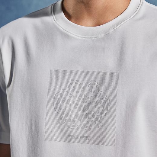 【非遗苗绣蝴蝶妈妈系列】柒牌短袖T恤男夏季新款时尚休闲上衣薄	126T72690 商品图2