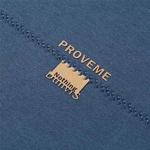 【桑蚕丝混纺】罗蒙春秋男装绣花胸标卫衣男舒适休闲百搭男长袖T恤上衣 商品图6