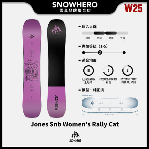 24/25雪季JONES女款青少年野雪板预售 商品图5