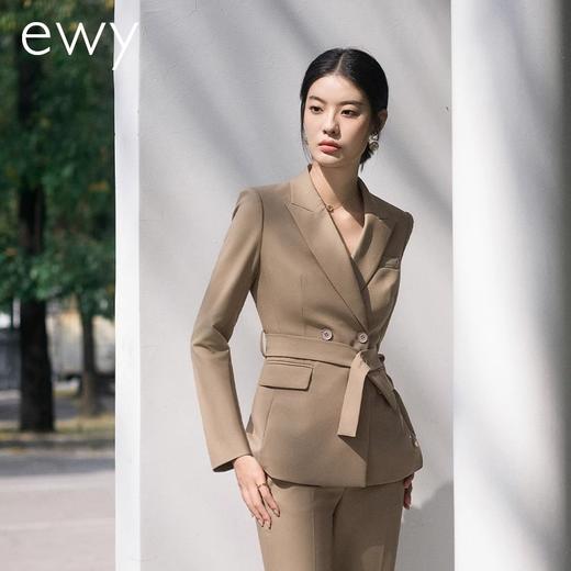 春季新款卡其色职业西装套装女2024年韩版修身西服高端律师 商品图2