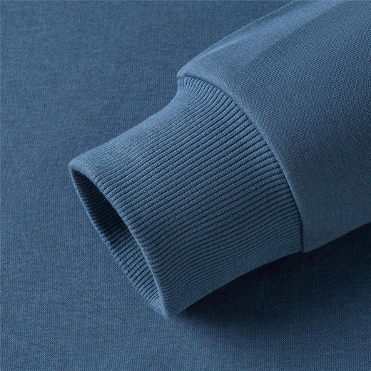 【桑蚕丝混纺】罗蒙春秋男装绣花胸标卫衣男舒适休闲百搭男长袖T恤上衣 商品图8