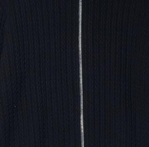 MY127轻奢风男士手工棉质男款长袖休闲百搭黑色纯色秋冬 商品图4