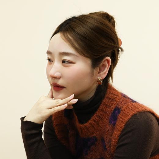 笙观相沐 中古经典老钱风 【越戴越有钱】Vintage吸金系列耳环 商品图6