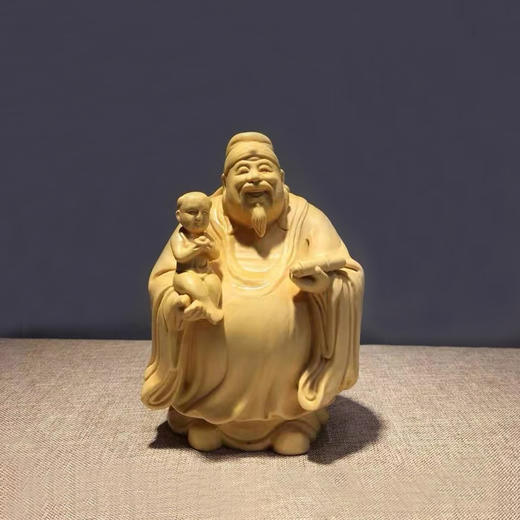 福&禄&寿°黄杨木摆件（单个） 商品图3