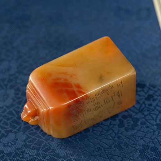 民国 寿山石雕诗文印章 商品图3