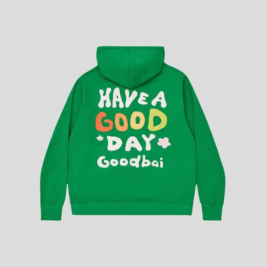 GOODBAI Have a good day彩色印花连帽卫衣 商品图4
