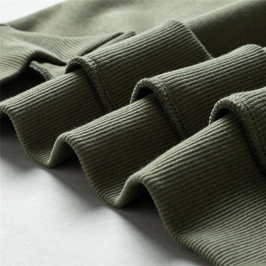 【桑蚕丝混纺】罗蒙春秋男装卫衣激光雕花卫衣男士休闲百搭卫衣圆领长袖T恤上衣男 商品图11