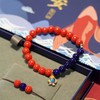 普陀锦鲤平安手串 红蓝两色香灰佛珠+珐琅工艺足银国潮风锦鲤吊坠 四季平安 相随守护 商品缩略图5