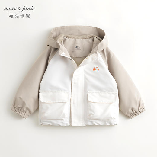 【三防】马克珍妮男女童城市户外休闲连帽外套儿童上衣春款240568 商品图1