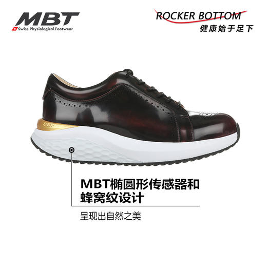 MBT足健康鞋女厚底休闲通勤鞋 纠正走路姿势 缓震 耐磨牛皮FLOREN 商品图6
