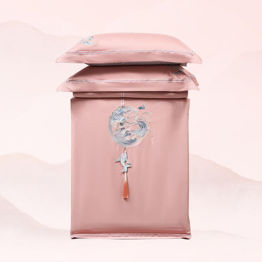 多喜爱山海经 60S贡缎长绒棉四件套 碧落文鳐 商品图3