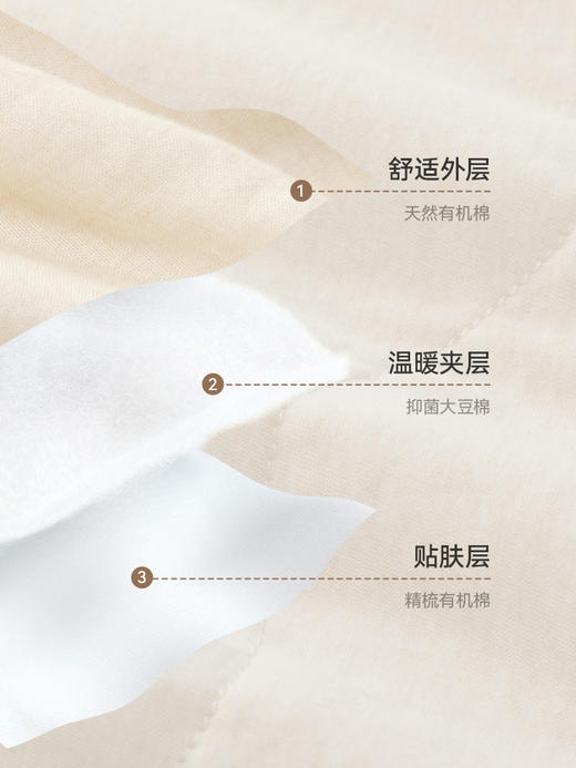 英氏宝宝被子婴童床品春夏抑菌大豆棉空调被纯棉被子YEBBJ1Q007A 商品图3