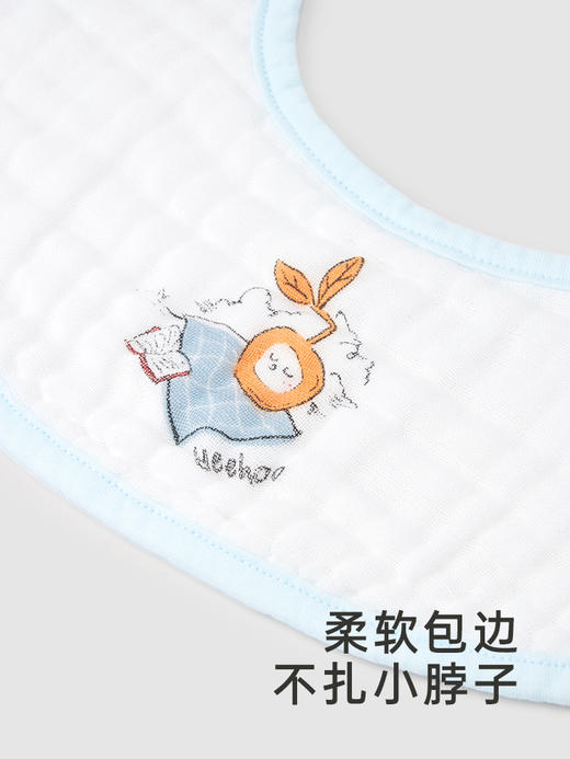 英氏婴儿三角巾宝宝饭兜围脖围嘴纯棉2024新款口水巾YLSBJ0Q076A YLSBJ0Q081A 商品图4