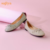 Safiya/索菲娅 2024春新款休闲蝴蝶结羊皮平软底浅口单鞋 SF41111083 商品缩略图7
