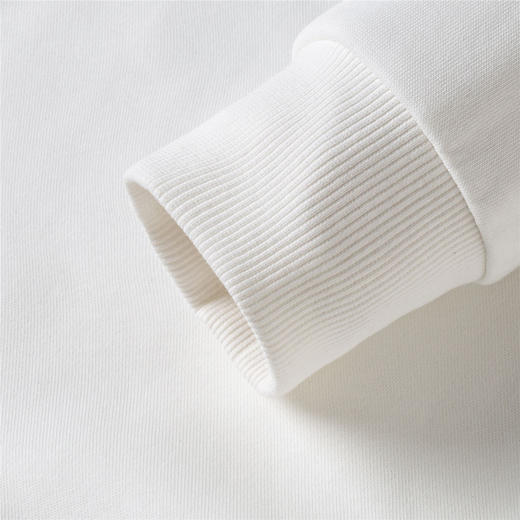 【桑蚕丝混纺】罗蒙春秋款胸花绣花卫衣男士休闲百搭男纯色卫衣长袖圆领T恤上衣男 商品图8