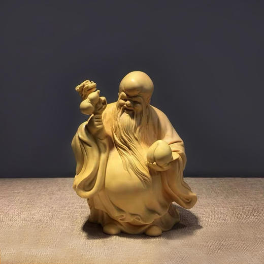 福&禄&寿°黄杨木摆件（单个） 商品图2