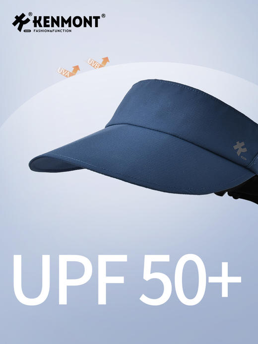 卡蒙情侣同款轻量化空顶防晒帽易携带 商品图2