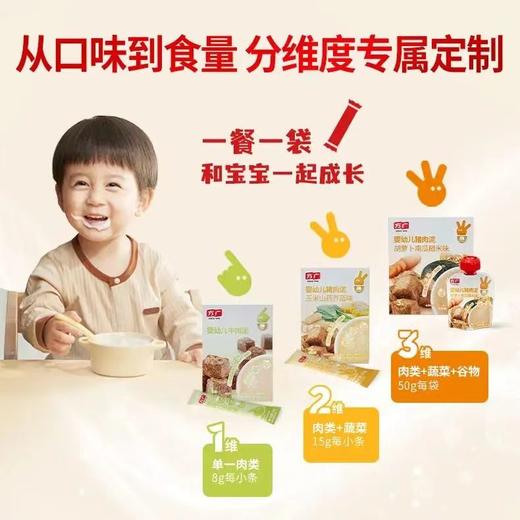 方广婴幼儿肉泥猪肉牛肉鸡肉泥宝宝肉泥宝宝辅食泥无添加盐 商品图4