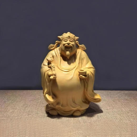 福&禄&寿°黄杨木摆件（单个） 商品图1