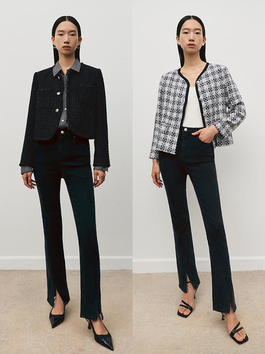 修身微喇牛仔裤 超模腿精裤FB5139243 商品图6