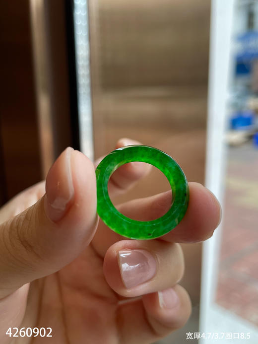 4260902；冰帝王绿扳指。具体价格微信咨询 商品图5