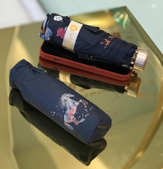 优品堂【如花如歌5】金骨、黑胶、超轻、五折、遮阳防紫外线太阳伞 商品图1