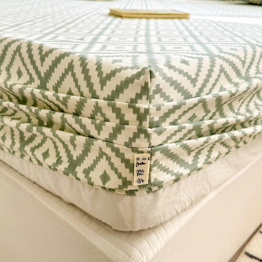 自然醒纯棉老粗布床笠单件全棉床垫保护罩防尘罩全包防滑席梦思保护套夏JY 商品图10