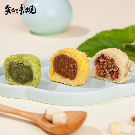 知味观【绿茶酥金腿酥桃花酥 杭州糕点】好吃的特色小吃 甜点茶点心 商品图4