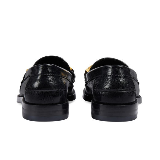 GUCCI 古驰 女士Gucci皮革乐福鞋 黑色 700036 D3V00 1000 商品图1