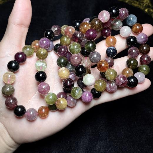 碧玺单圈-油画圆珠 商品图0