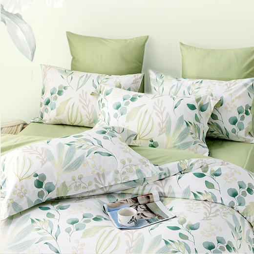 多喜爱 全棉新疆棉清新花卉四件套 绿嘢/柠熙/春日狂想曲hlcs 商品图4