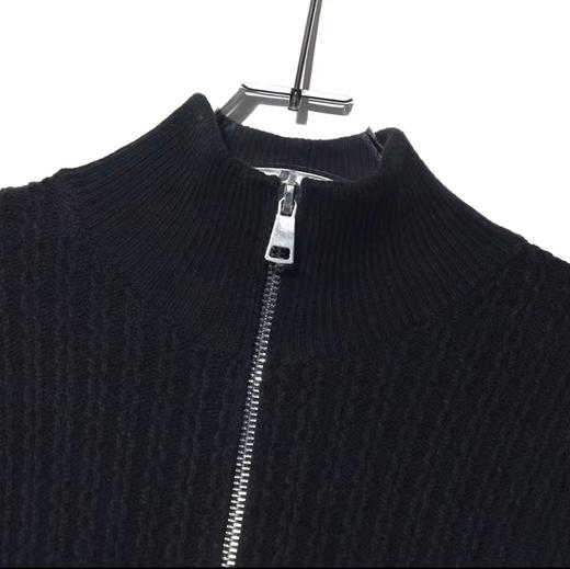 MY127轻奢风男士手工棉质男款长袖休闲百搭黑色纯色秋冬 商品图3