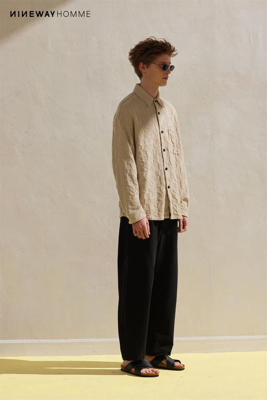 102052纹理面料长袖衬衣 商品图4