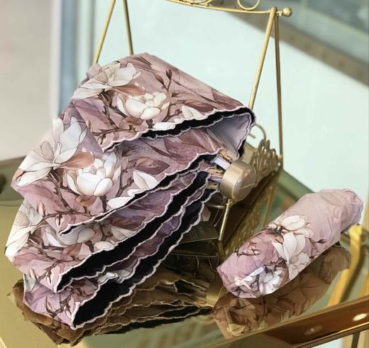 优品堂【如花如歌5】金骨、黑胶、超轻、五折、遮阳防紫外线太阳伞 商品图5