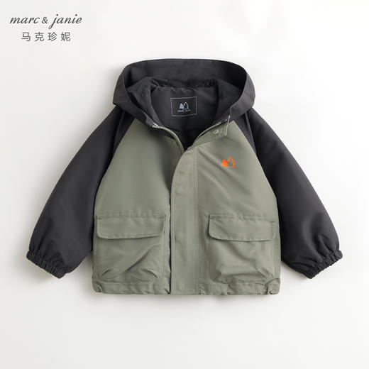 【三防】马克珍妮男女童城市户外休闲连帽外套儿童上衣春款240568 商品图2