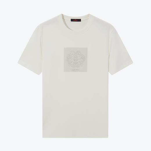 【非遗苗绣蝴蝶妈妈系列】柒牌短袖T恤男夏季新款时尚休闲上衣薄	126T72690 商品图4