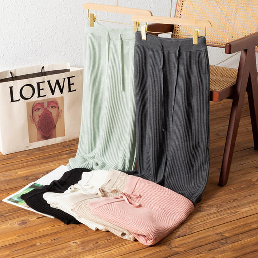 Avann坑条镂空开叉中长裙24052SS 商品图0