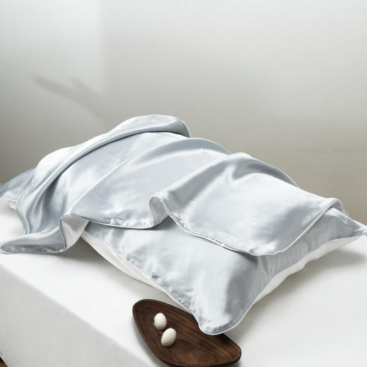 【预售3天】重磅真丝枕套19姆米桑蚕丝纯色单面信封式1800008 商品图5