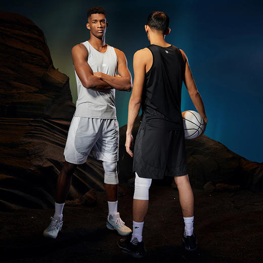 有志者UZIS极简科技运动短裤男篮球健身训练夏季冰感梭织短裤波动 商品图4