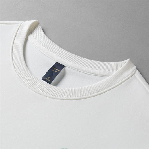 【桑蚕丝混纺】罗蒙春秋男装印花卫衣男舒适休闲百搭卫衣男长袖T恤上衣男 商品图3